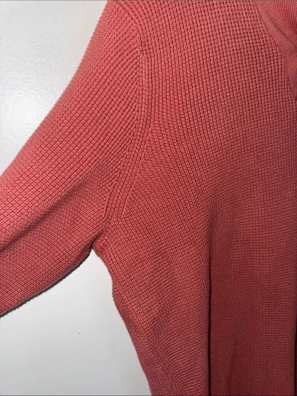 Vintage‎ Tommy Hilfiger Red Ribbed Shawl Collar Sweater Men's Size XL